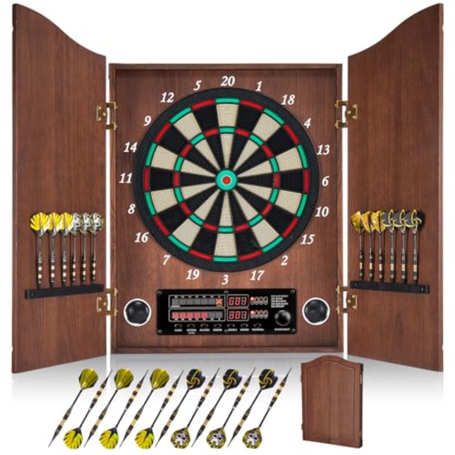Electronic Dartboard Cabinet - Electronic Dart Board, Decorative Dart Board