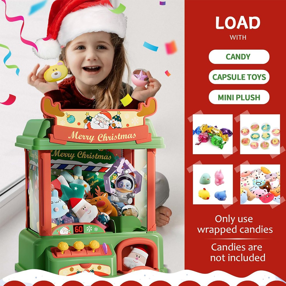 Christmas Claw Machine For Kid - Arcade Game Vending Machine incelemesi ve fiyatı