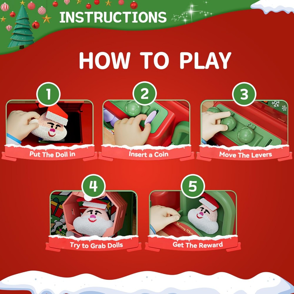 Christmas Claw Machine For Kid - Arcade Game Vending Machine incelemesi ve fiyatı