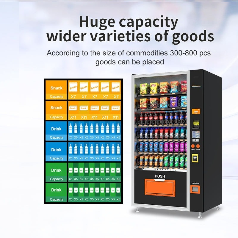 Drinks and Snacks Touch Screen - Commercial Vending Machine incelemesi ve fiyatı