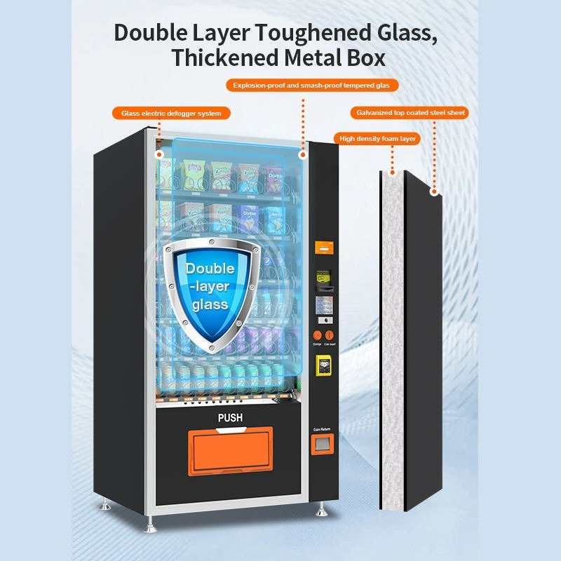 Drinks and Snacks Touch Screen - Commercial Vending Machine incelemesi ve fiyatı