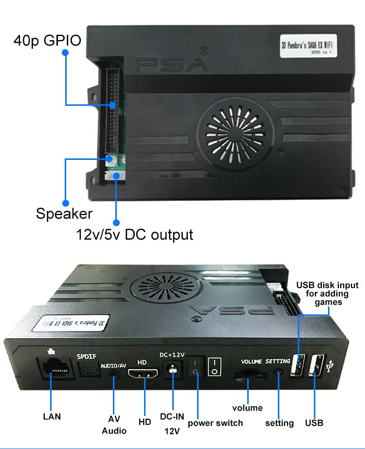 3D WIFI Pandoras Saga EX2 Box  - Trackball Controller Arcade incelemesi ve fiyatı