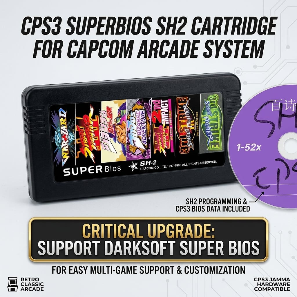CPS3 SuperBIOS SH2 Cartridge f - Arcade Game Cabinet incelemesi ve fiyatı