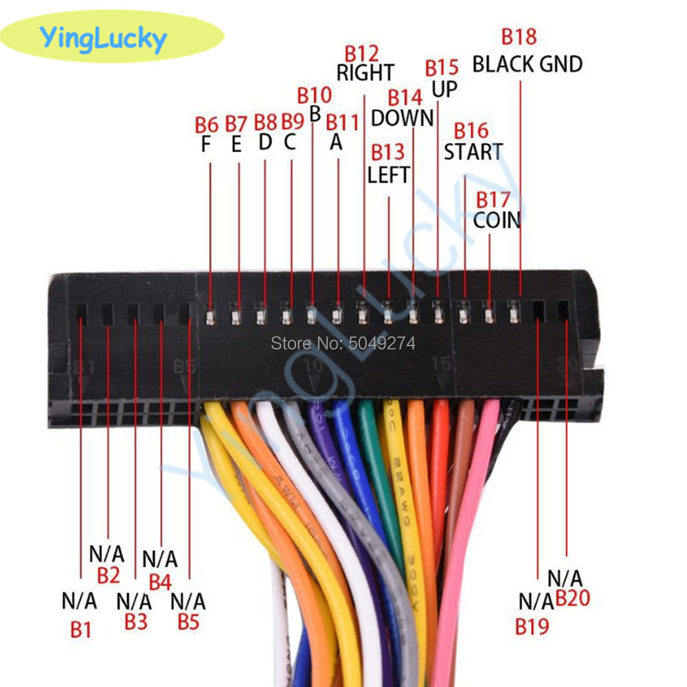 Arcade Cabinet 40-pin Wire Har - Arcade Game Cabinet incelemesi ve fiyatı
