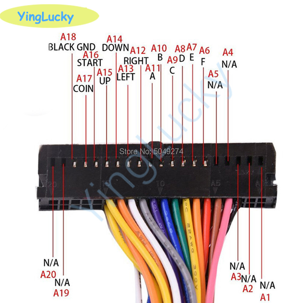Arcade Cabinet 40-pin Wire Har - Arcade Game Cabinet incelemesi ve fiyatı