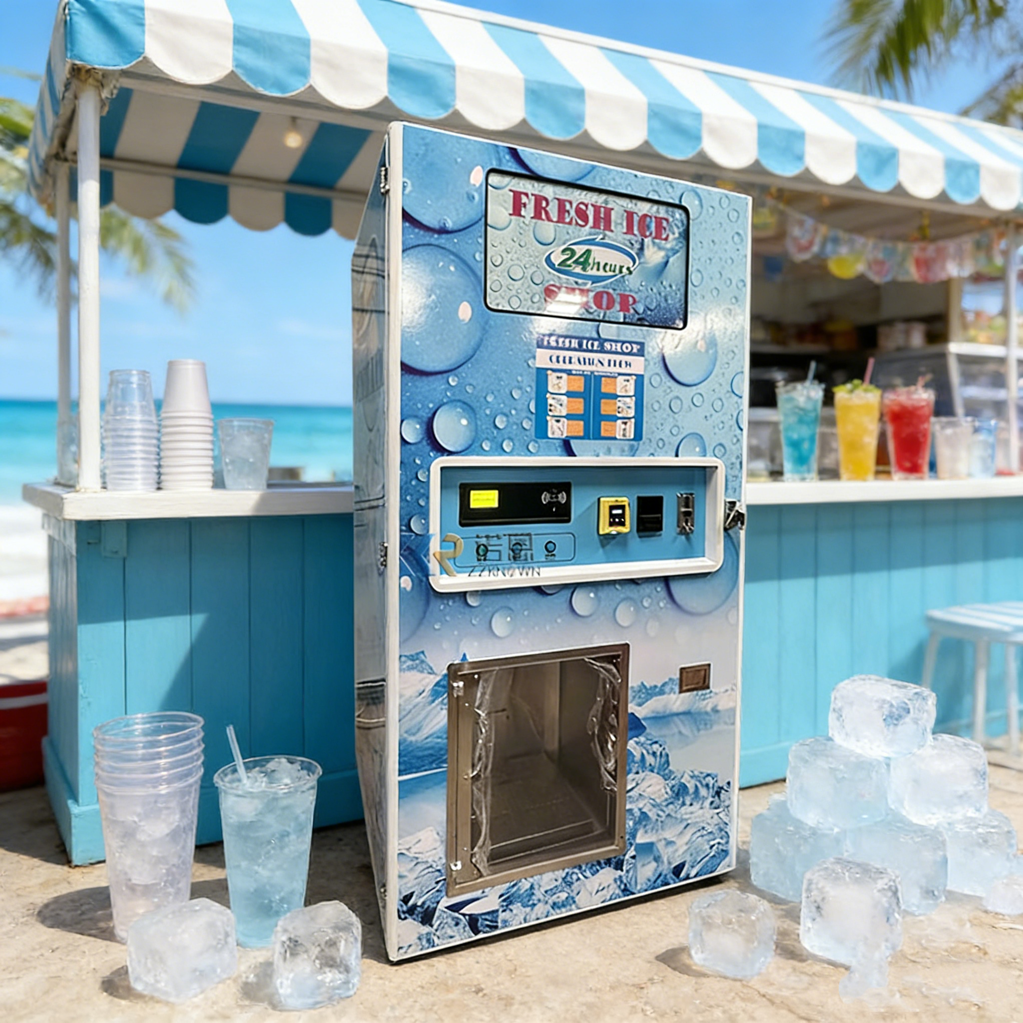 Customized Automatic Ice Vendi - Commercial Vending Machine incelemesi ve fiyatı