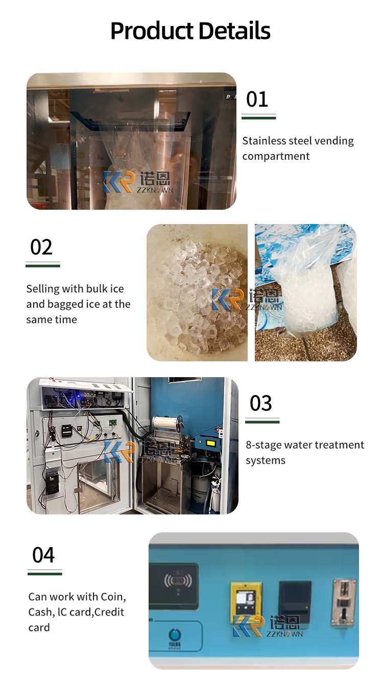 Customized Automatic Ice Vendi - Commercial Vending Machine incelemesi ve fiyatı