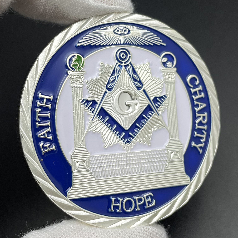 Masonic Freemason Badge Silver - Token Coin Mechanism incelemesi ve fiyatı