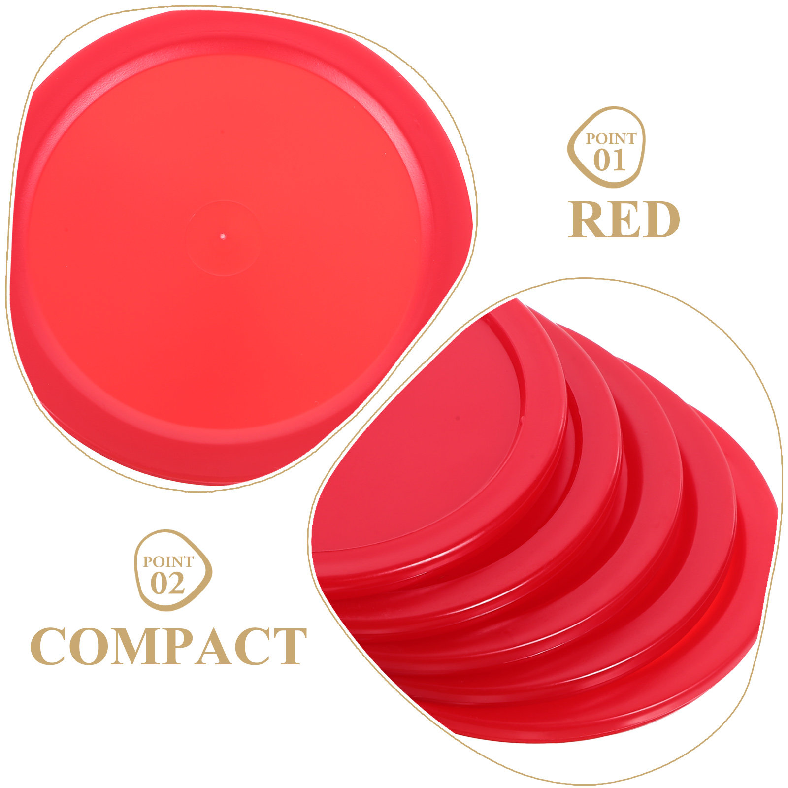 5Pcs Air Hockey Pucks Plastic  - Air Hockey Table incelemesi ve fiyatı