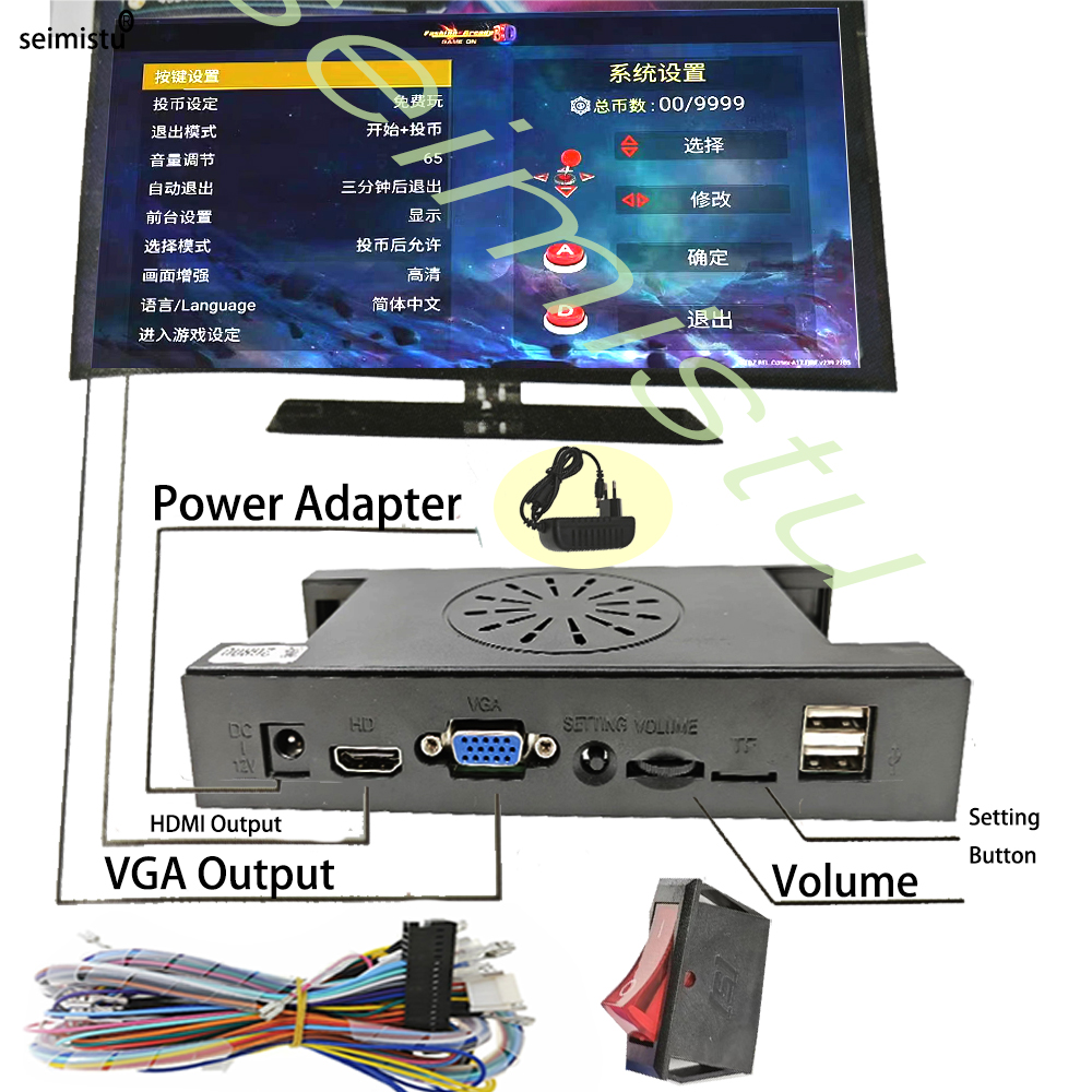 9800 in 1 Pandora Saga Box DX2 - Trackball Controller Arcade incelemesi ve fiyatı