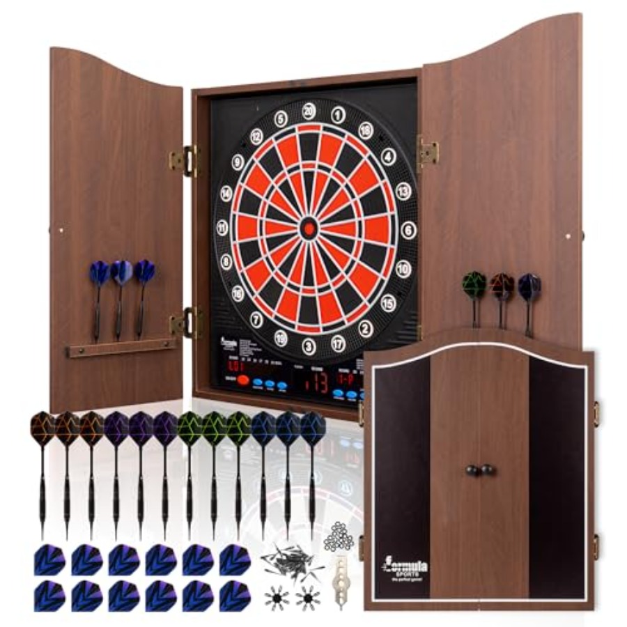 Electronic soft tip dartboard  - Electronic Dartboard Cabinet incelemesi ve fiyatı