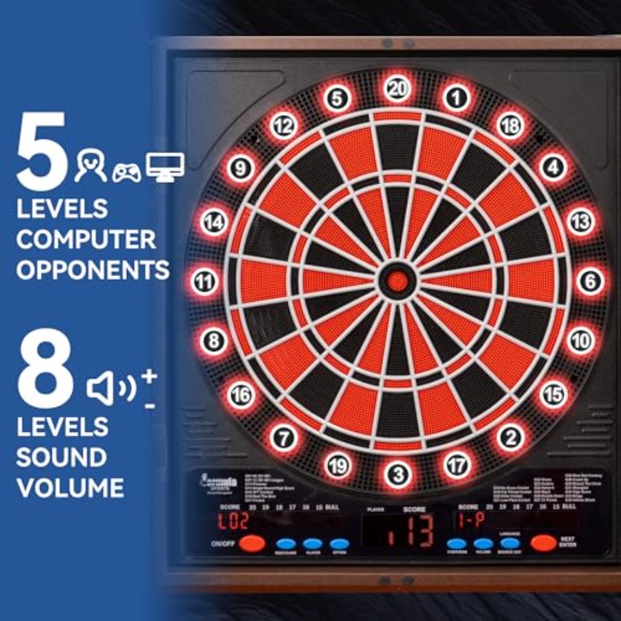 Electronic soft tip dartboard  - Electronic Dartboard Cabinet incelemesi ve fiyatı