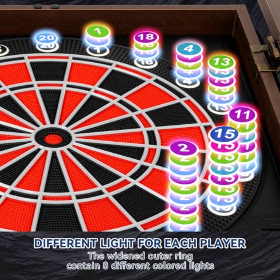 Electronic soft tip dartboard  - Electronic Dartboard Cabinet incelemesi ve fiyatı