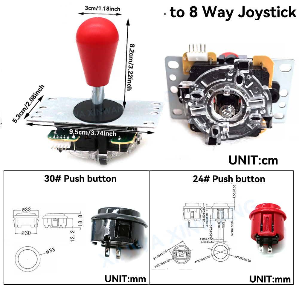 Arcade Joystick Copy SANWA Gam - Arcade Game Jackpot incelemesi ve fiyatı