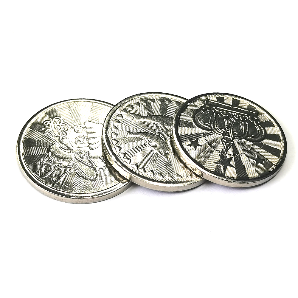 100PCS  Coins Tokens Stainless - Arcade Game Vending Machine incelemesi ve fiyatı