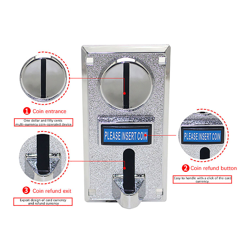 1Pc 616 Multi Coin Slot Accept - Arcade Ticket Machine incelemesi ve fiyatı