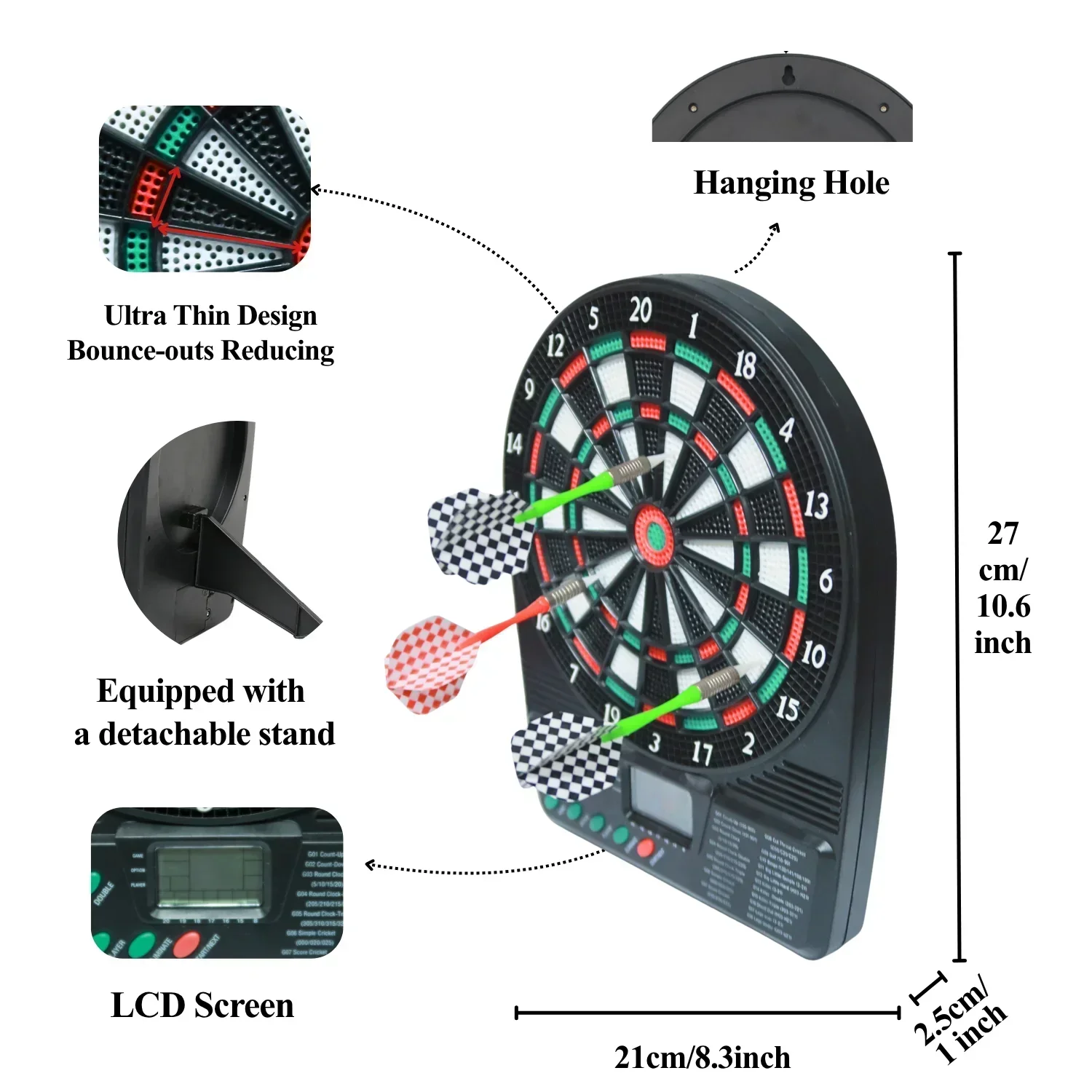 Portable Electronic Dartboard  - Electronic Dartboard Cabinet incelemesi ve fiyatı