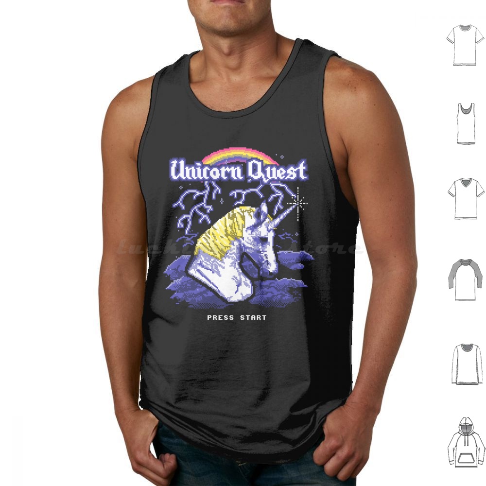 Unicorn Quest Tank Tops Vest S - Arcade Quest incelemesi ve fiyatı