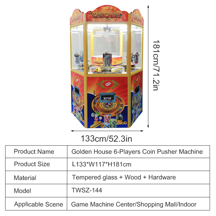 6 Players Arcade Game Machines - Arcade Style Vending Machine incelemesi ve fiyatı