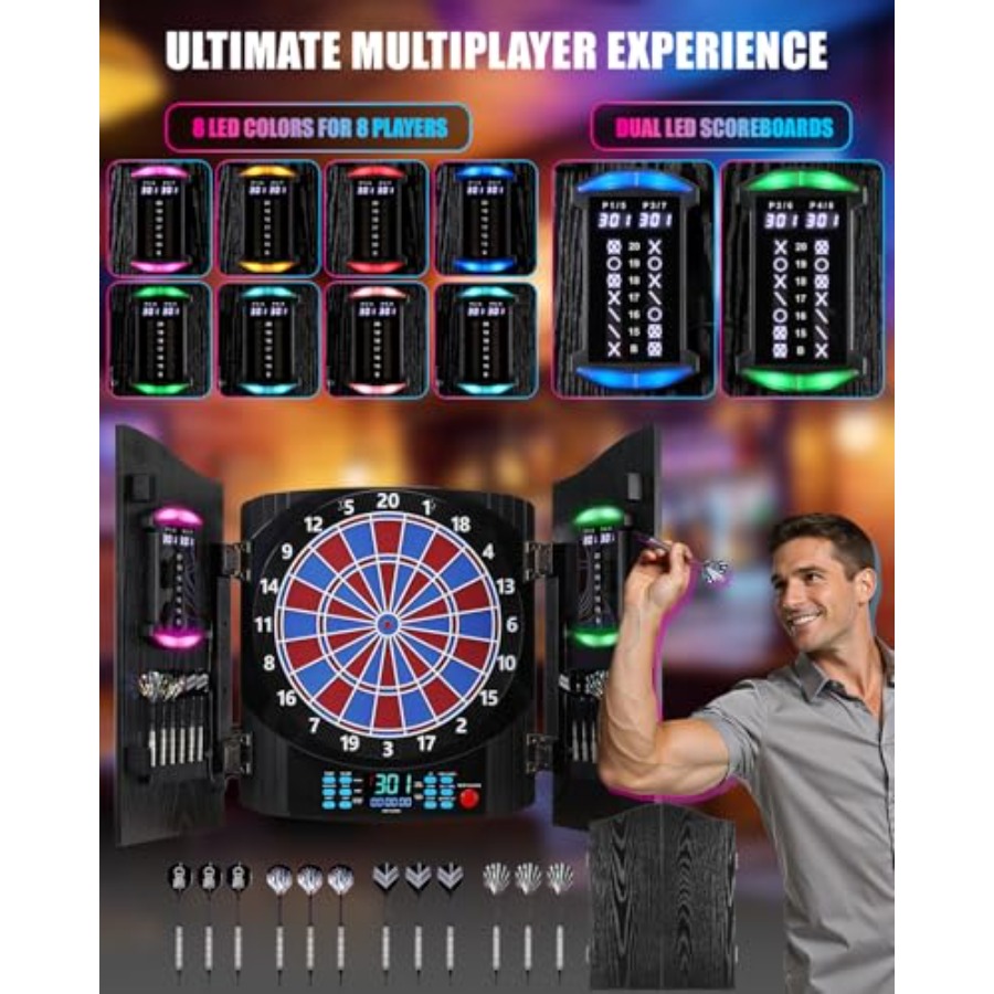 Electronic Dart Board, Electri - Electronic Dartboard Cabinet incelemesi ve fiyatı