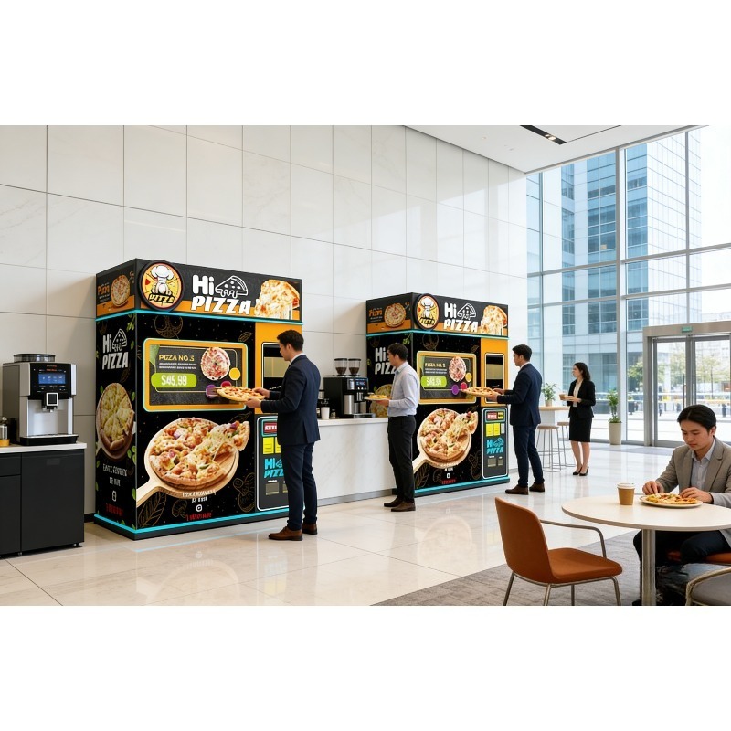 Automatic Pizza Making Vending - Commercial Vending Machine incelemesi ve fiyatı