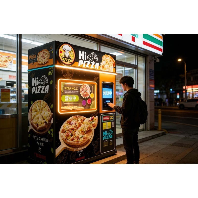 Automatic Pizza Making Vending - Commercial Vending Machine incelemesi ve fiyatı