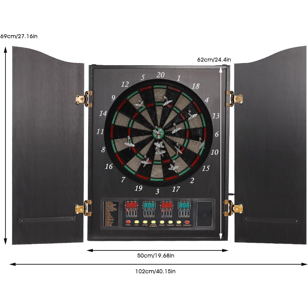 Dartboard Cabinet Set Dart Boa - Electronic Dartboard Cabinet incelemesi ve fiyatı