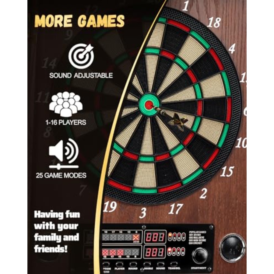 Electronic Dart Board, Decorat - Electronic Dartboard Cabinet incelemesi ve fiyatı