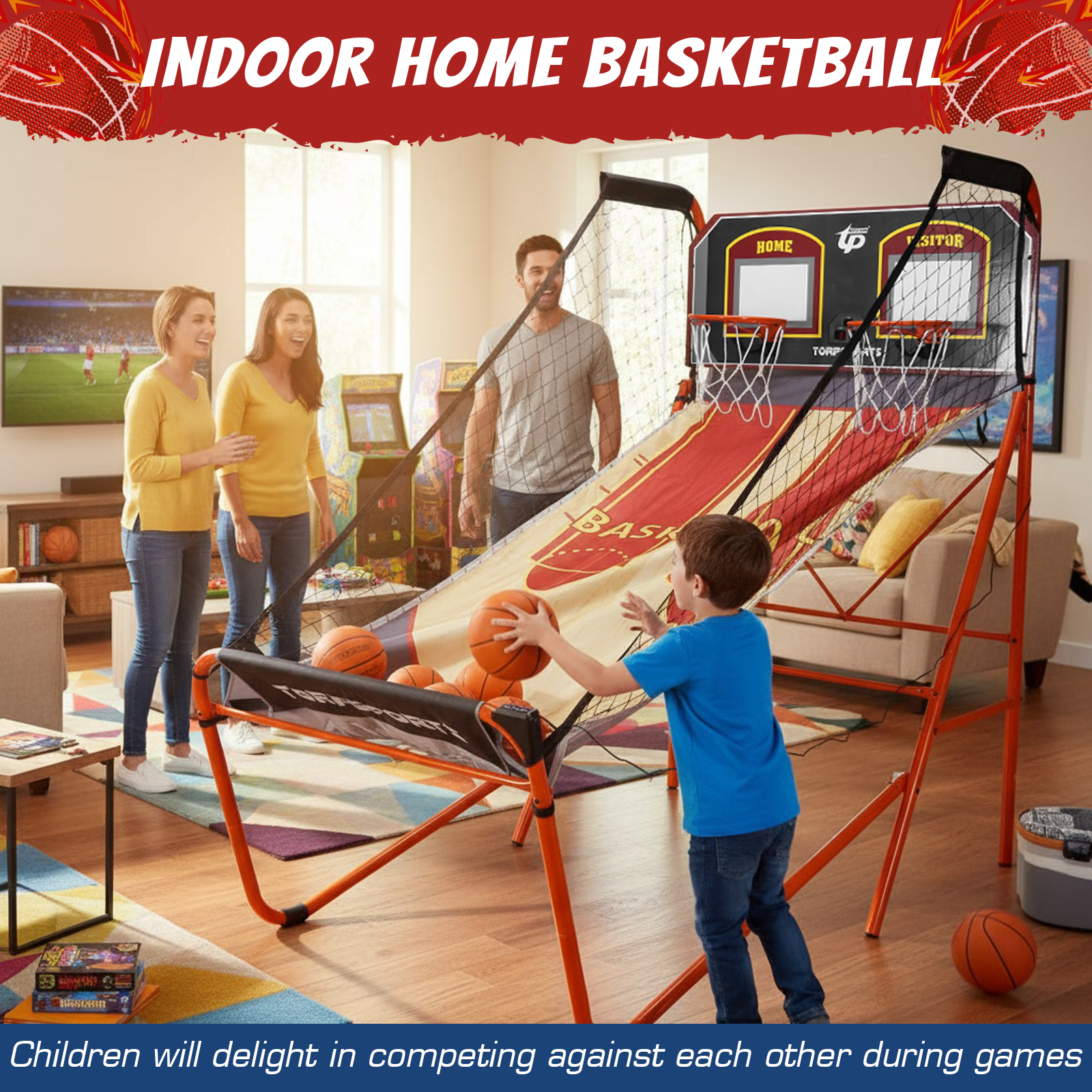 Arcade Basketball Game Set Pla - Arcade Games & Vending Llc Photos incelemesi ve fiyatı