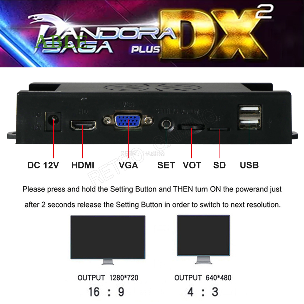 26800 in 1 Pandora Saga Box DX - Trackball Controller Arcade incelemesi ve fiyatı