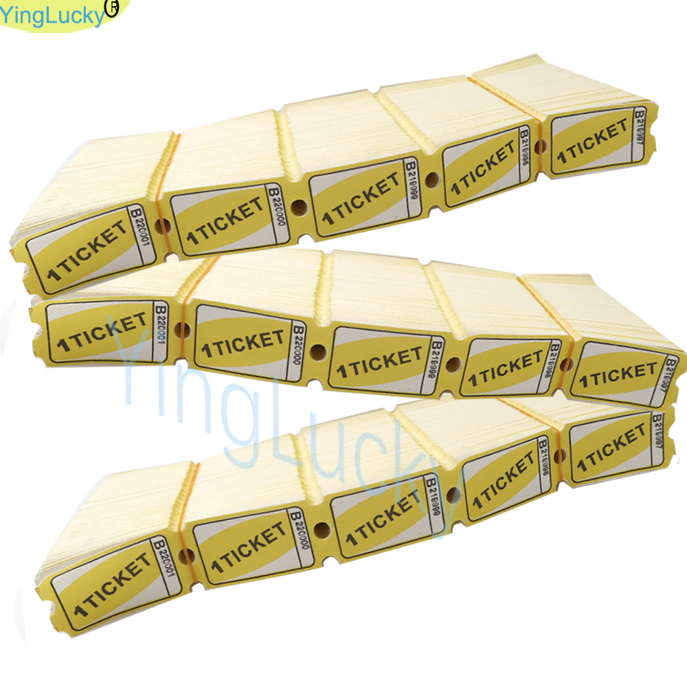 2000 pcs/lot Arcade Lottery Pa - Ticket Redemption Machine incelemesi ve fiyatı