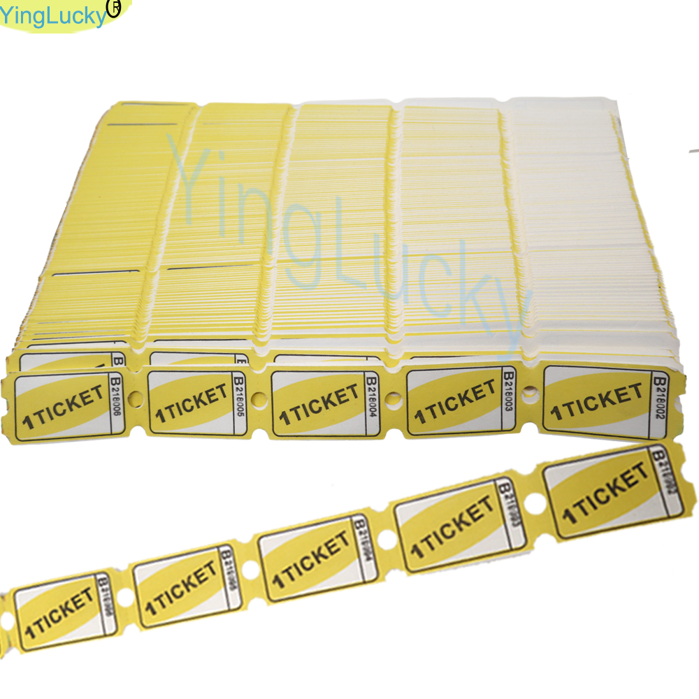 2000 pcs/lot Arcade Lottery Pa - Ticket Redemption Machine incelemesi ve fiyatı