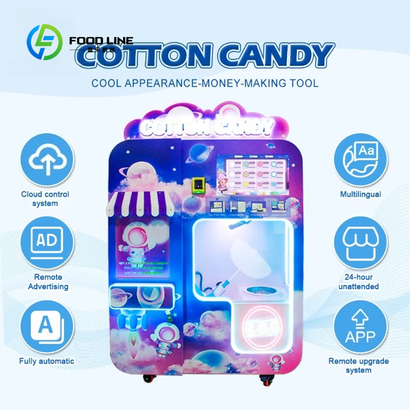 Customized Cotton Candy Vendin - Bill Acceptor Vending incelemesi ve fiyatı