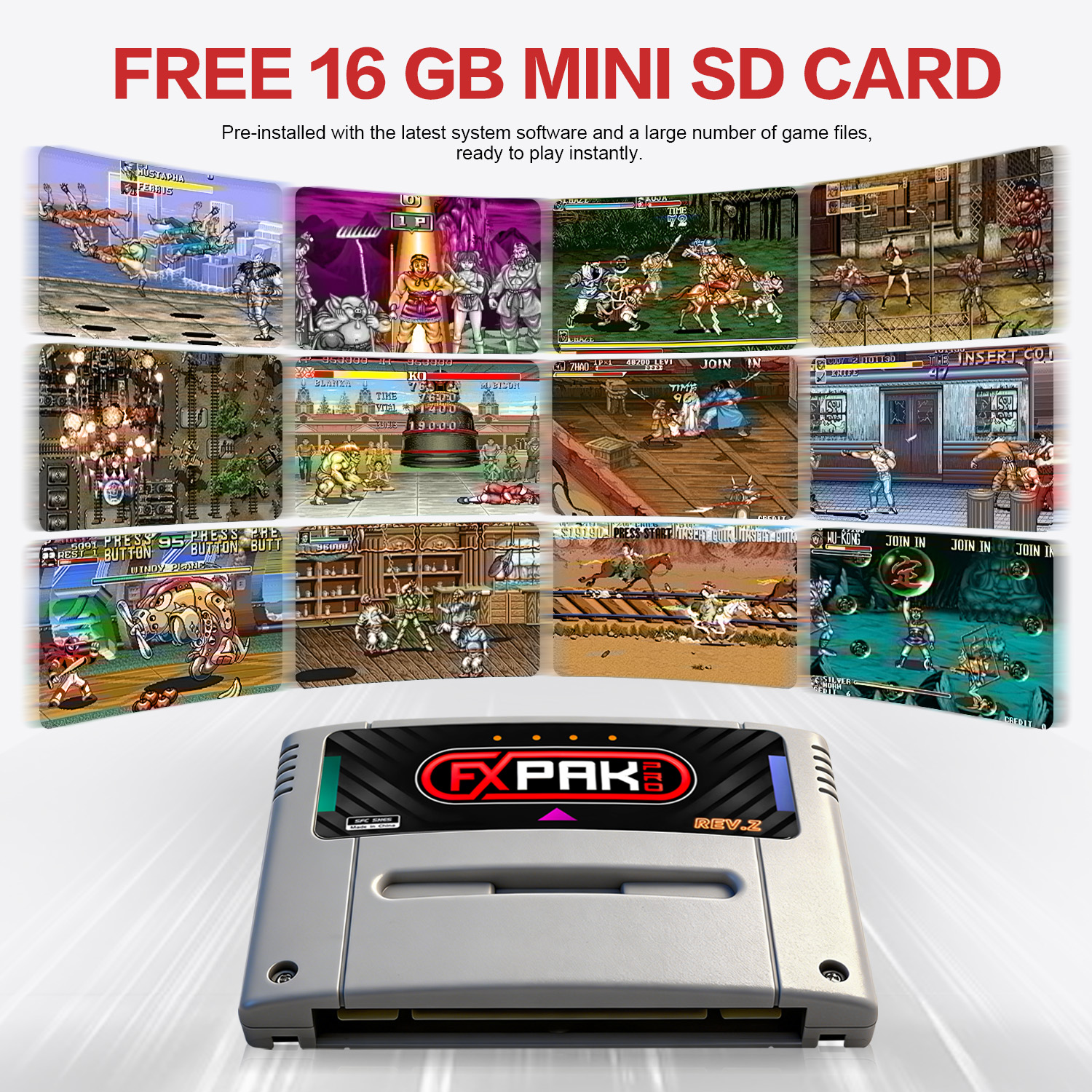 New FXPAK Pro SFC/SNES Game Ca - Arcade Z incelemesi ve fiyatı