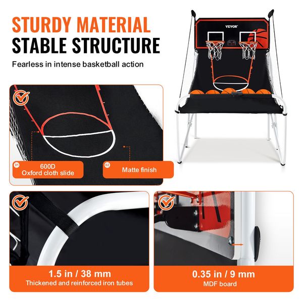 Foldable Basketball Arcade Gam - Arcade Games & Vending Llc Photos incelemesi ve fiyatı